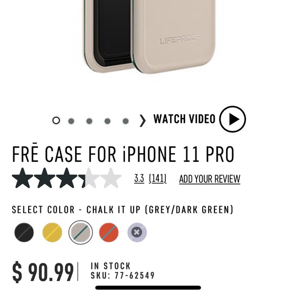 iPhone 11 Pro Lifeproof Otterbox Fre Case - Picture 2 of 2